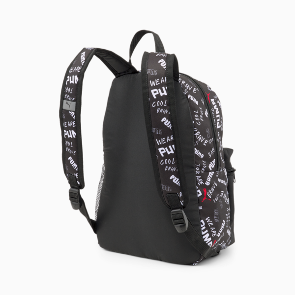 Phase Small Youth Backpack, PUMA Black-AOP, large-ZAF