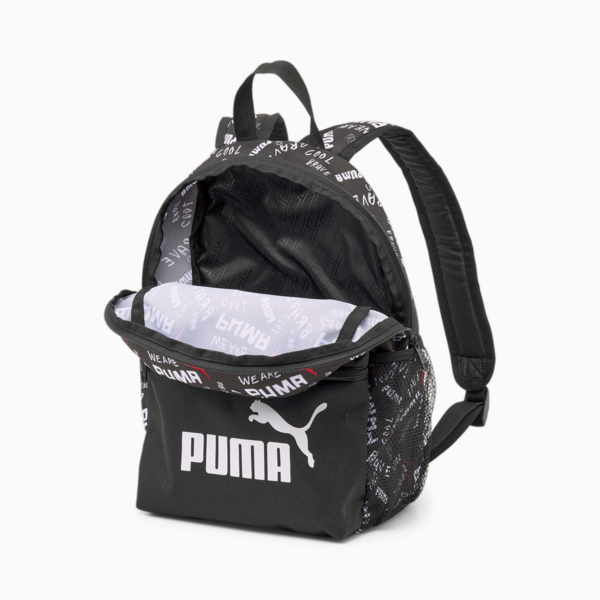 Phase Small Youth Backpack, PUMA Black-AOP, large-ZAF