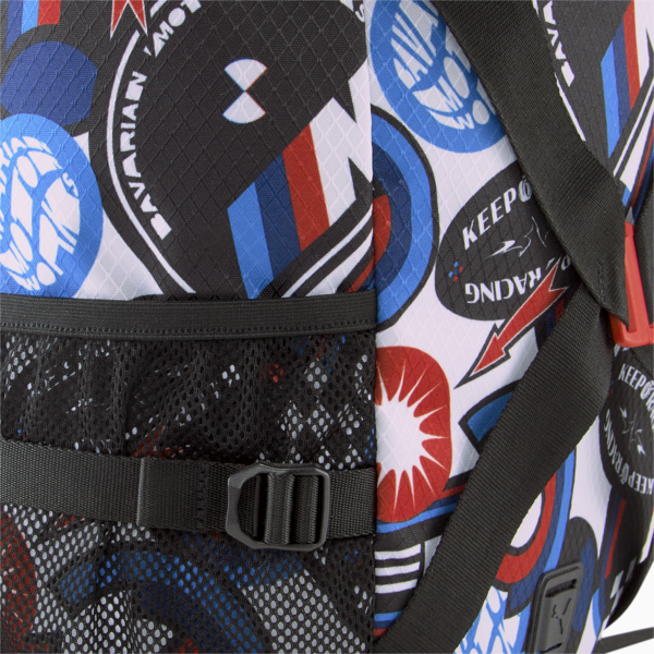 Mochila BMW M Motorsport Statement, Puma Black-AOP, large-ARG