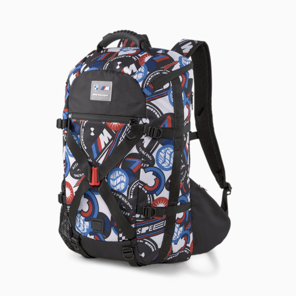 Mochila BMW M Motorsport Statement, Puma Black-AOP, large-ARG
