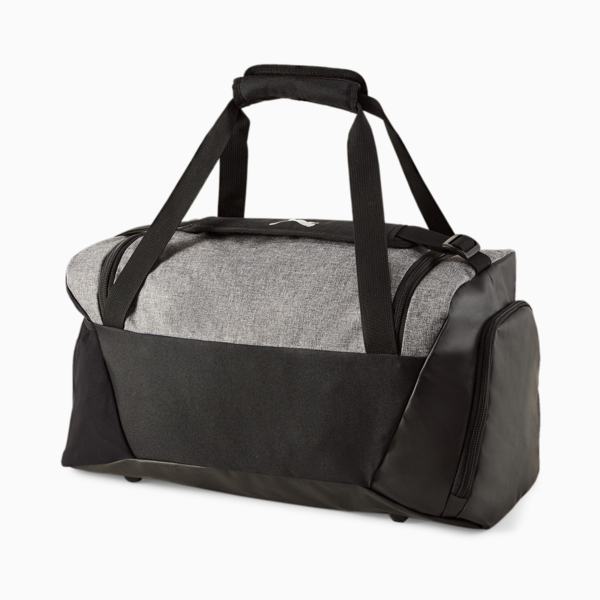 Bolso pequeño para fútbol teamFINAL, Puma Black-Medium Gray Heather, large-ARG