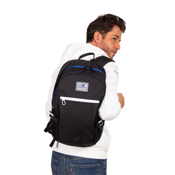 BMW M Motorsport Backpack, Puma Black, large-MEX