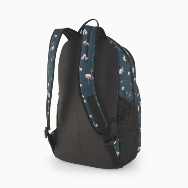 Academy Backpack, Marine Blue-FLORAL AOP, large-MEX
