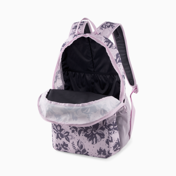 Academy Backpack, Pearl Pink-FLOWER AOP, large-ZAF