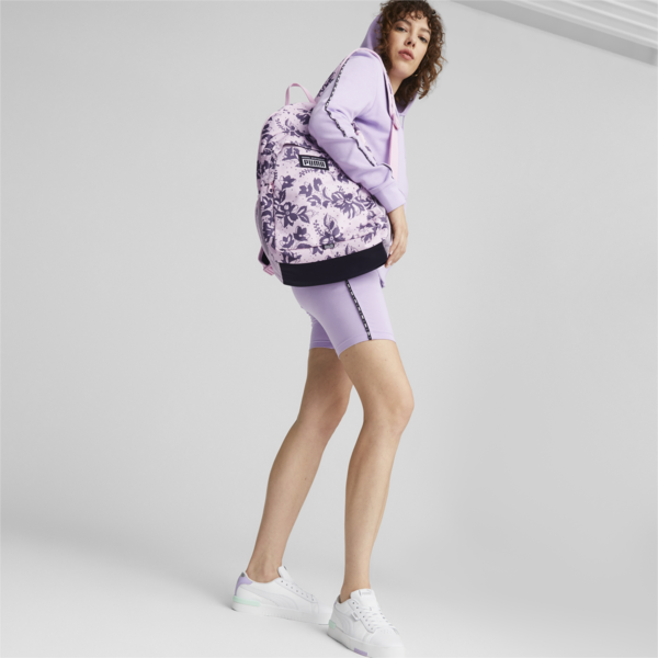 Academy Backpack, Pearl Pink-FLOWER AOP, large-ZAF