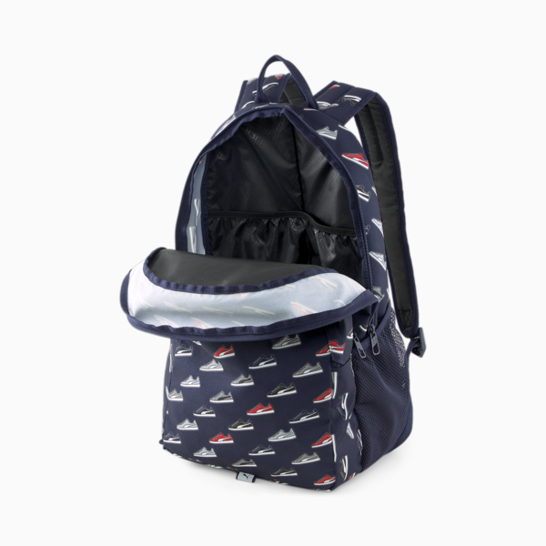 Academy Backpack, PUMA Navy-SNEAKER AOP, large-ZAF