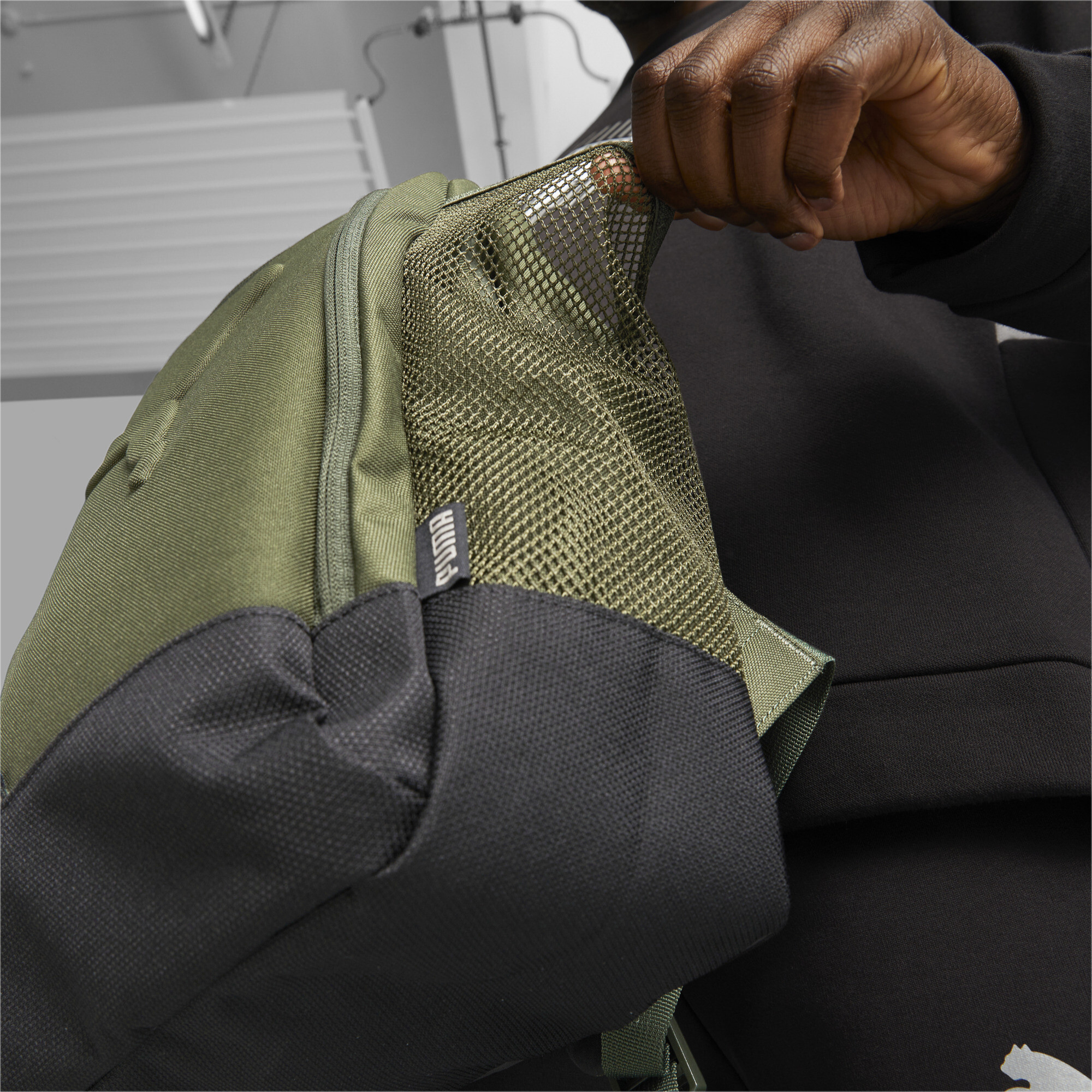 Puma Buzz Backpack, Green, Accessories