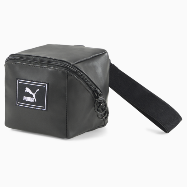Prime Time Cube Wristlet Bag, Puma Black, large-ZAF