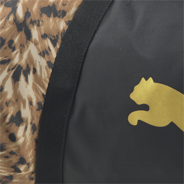 Essentials Story Pack Training Barrel Bag, Puma Black-safari glam, large-MEX