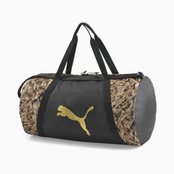 Essentials Story Pack Training Barrel Bag, Puma Black-safari glam, large-ZAF