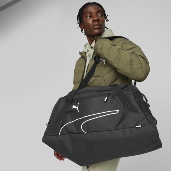 Fundamentals Sports Bag M, Puma Black, large-MEX