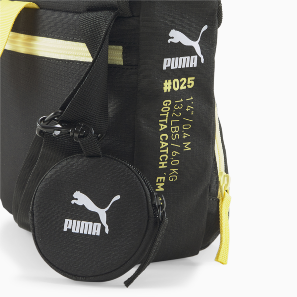 PUMA x POKÉMON Messenger Bag, Puma Black-Pale Lemon, large-ZAF