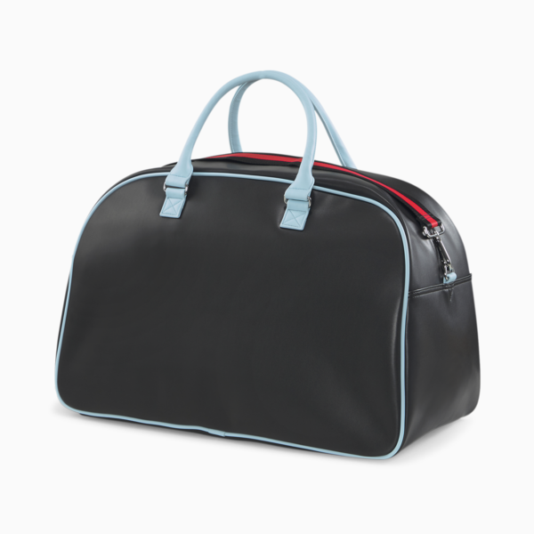 PUMA x DUA LIPA Grip Bag Women, Puma Black-Poppy Red-Light Aqua, large-ZAF