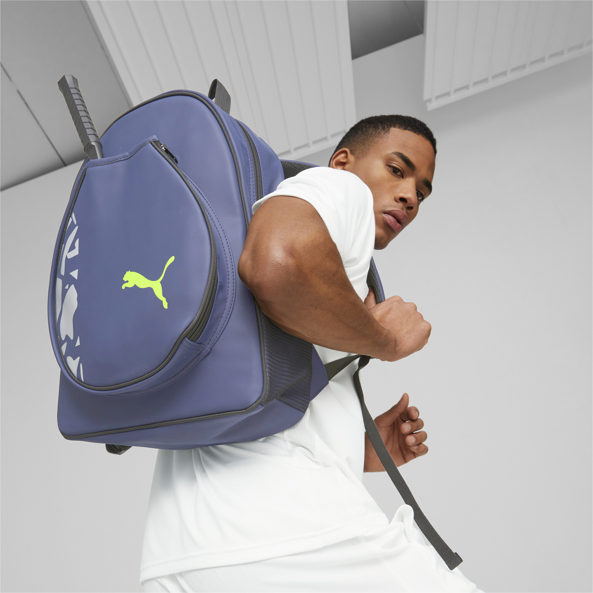 Men's Puma Solar BLINK Padel Tennis Backpack, Blue, Accessories