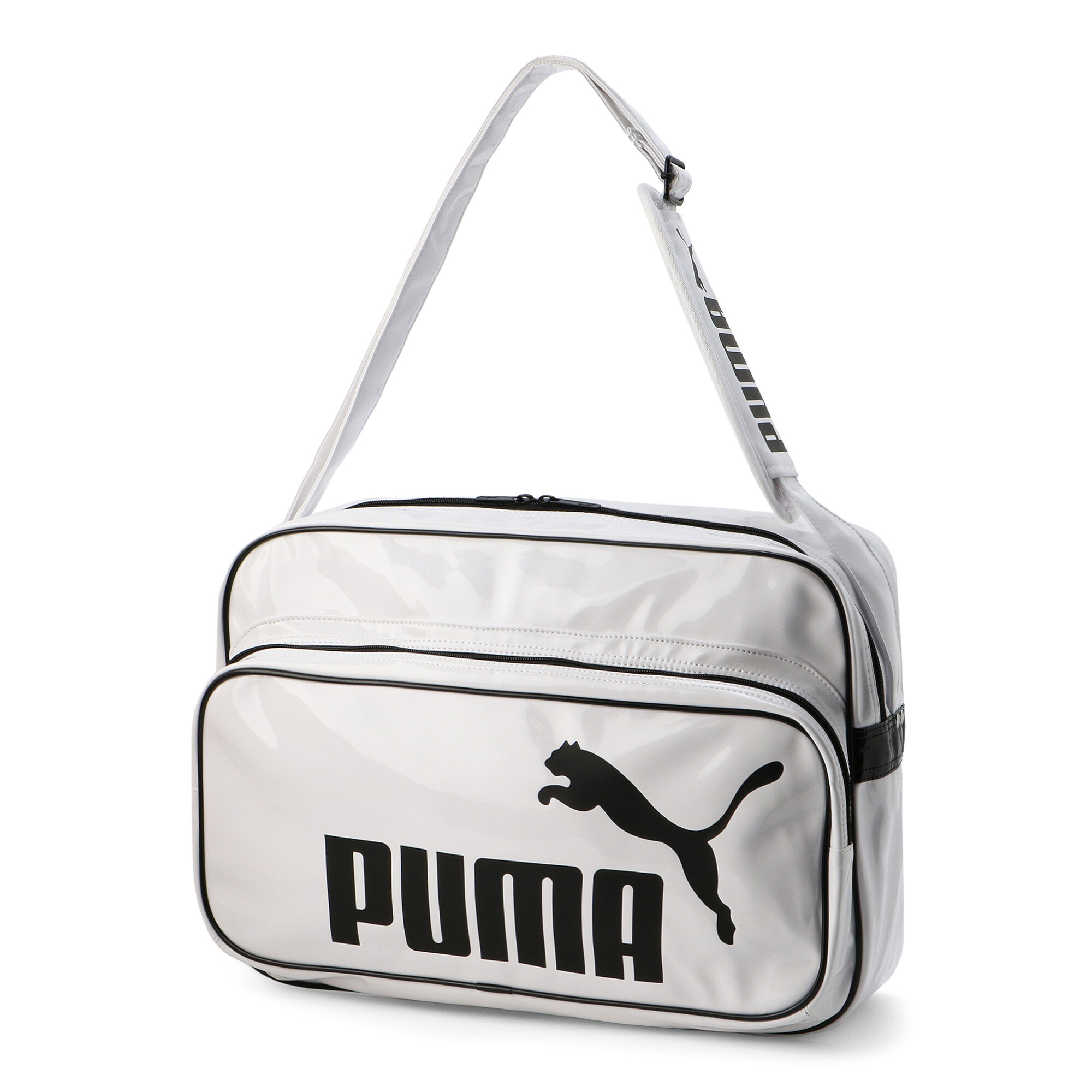 プーマ ユニセックス トレーニング PU ショルダー L 34L ユニセックス PUMA White-PUMA Black ｜PUMA.comの画像