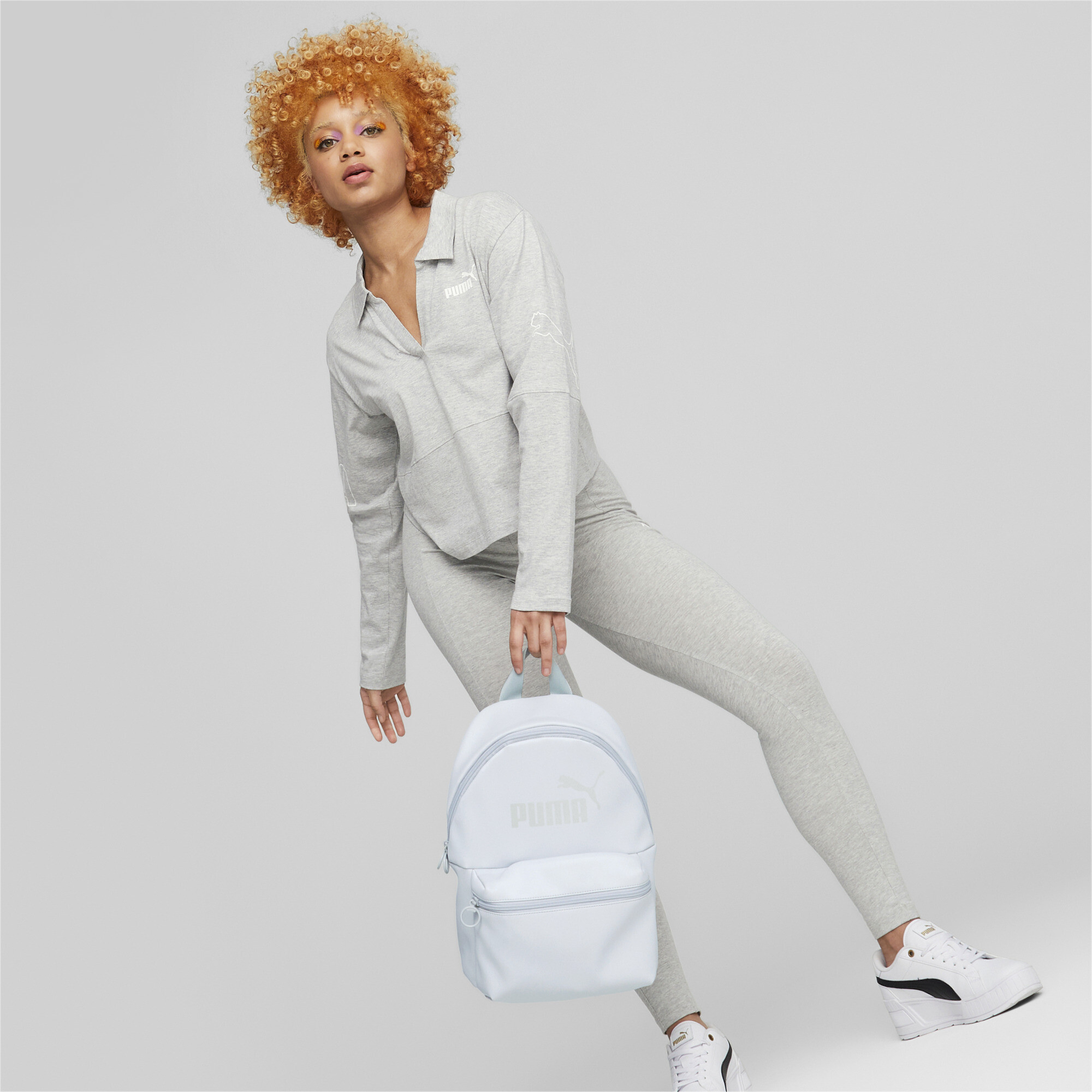 Women's PUMA Core Up Backpack In 30 - Gray