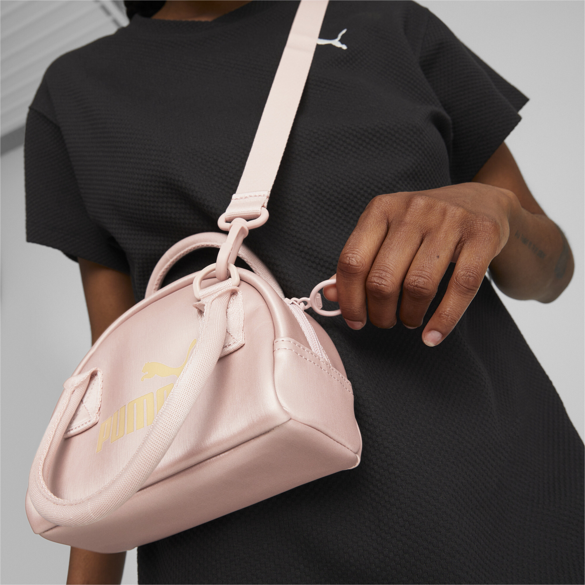Women's Puma Core Up Mini Grip Bag, Pink, Accessories