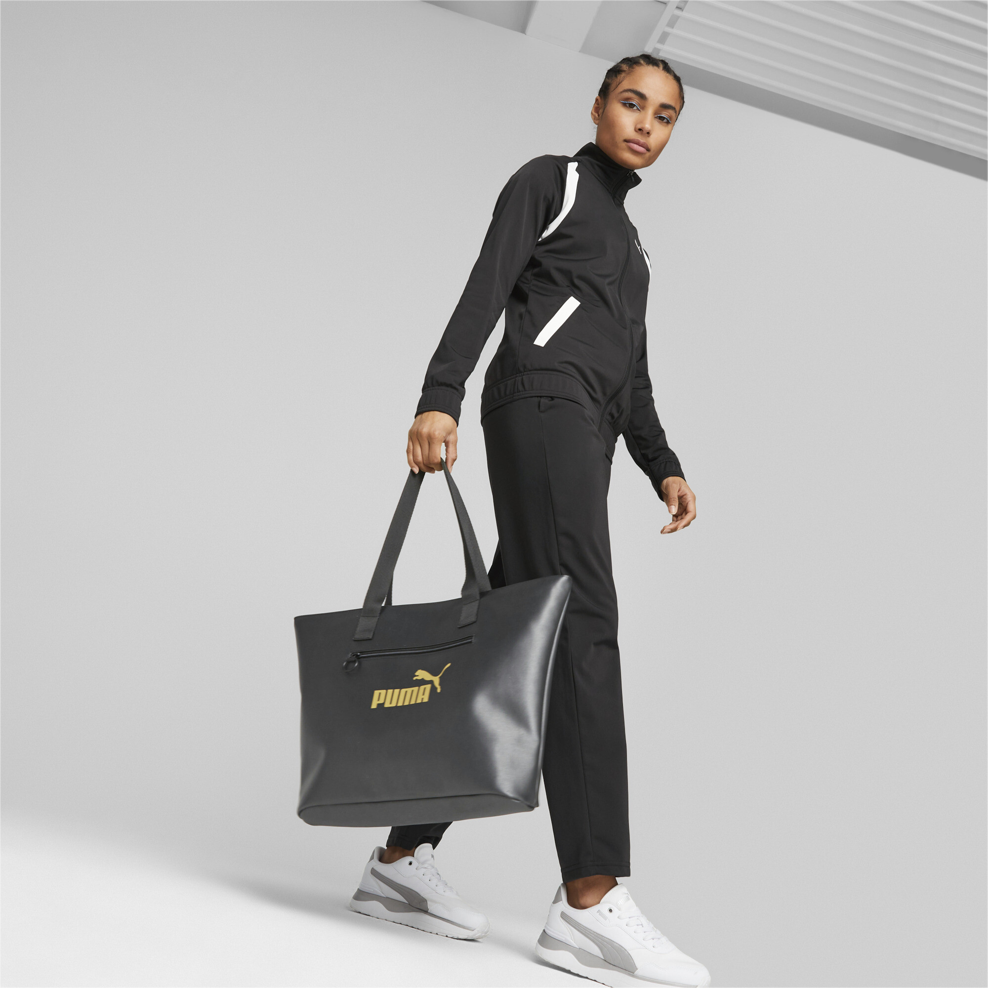 Women's PUMA Core Up Oversize Bag In 10 - Black