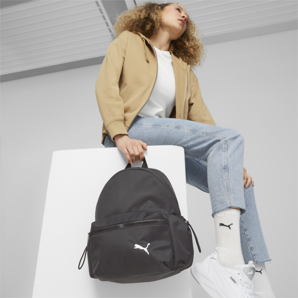 Core Her Backpack, PUMA Black, large-ZAF