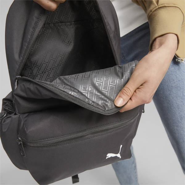 Core Her Backpack, PUMA Black, large-ZAF