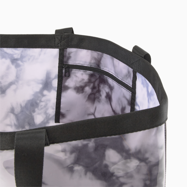Bolso de mano Core Transparent, PUMA Black-Cloud AOP, large-ARG