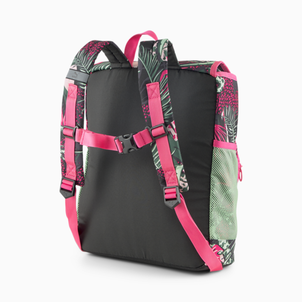 PRIME Vacay Queen Backpack Youth, Glowing Pink-PUMA Black, large-ZAF