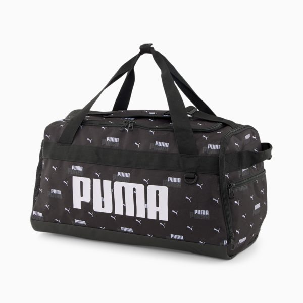 Challenger S Duffle Bag, PUMA Black-LOGO APP, large-ZAF