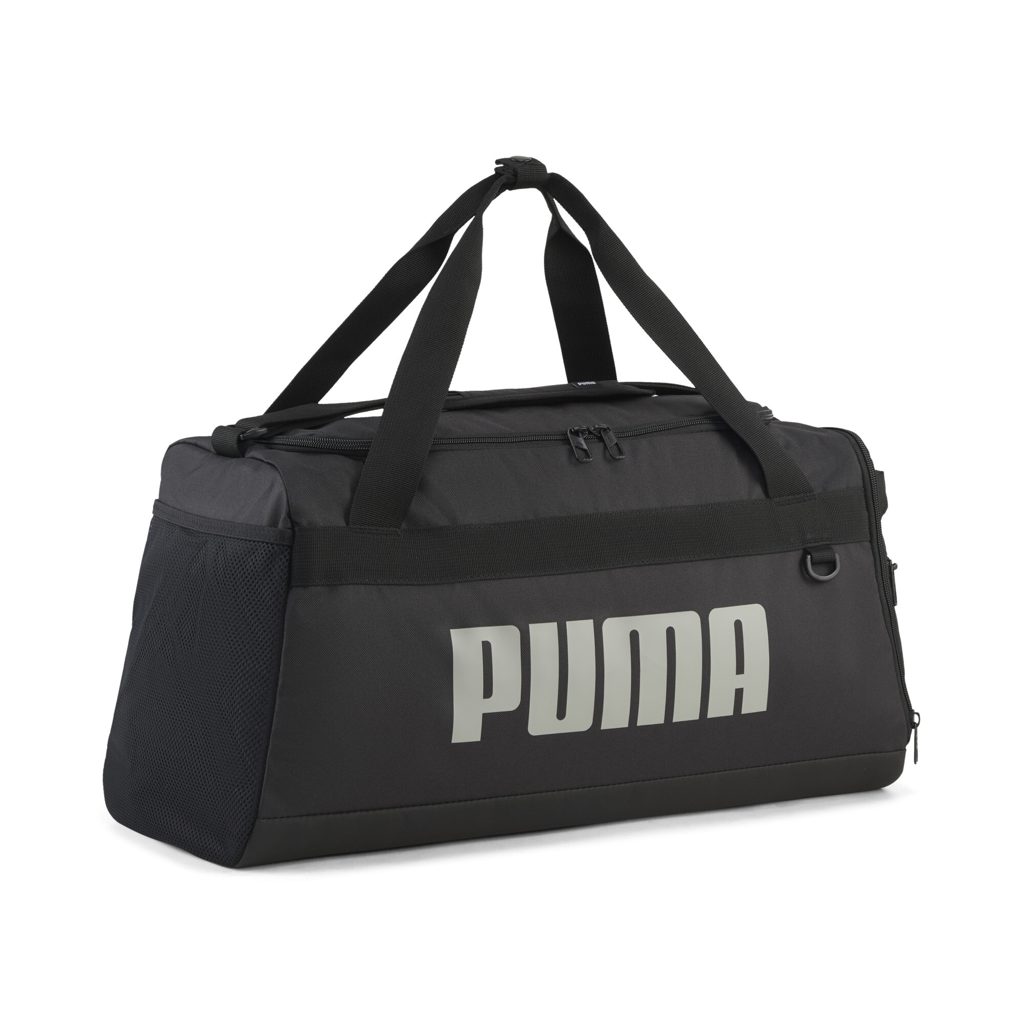 PUMA Challenger S duffeltas, Zwart/Grijs