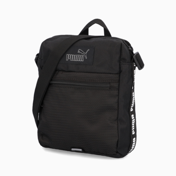 Evo Essentials Portable Shoulder Bag, PUMA Black, large-ZAF