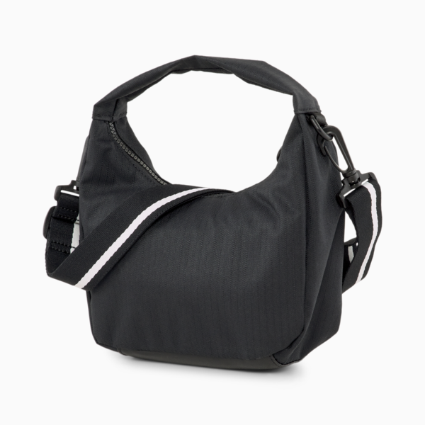 Prime Classics S Mini Hobo Bag, PUMA Black, large-ZAF