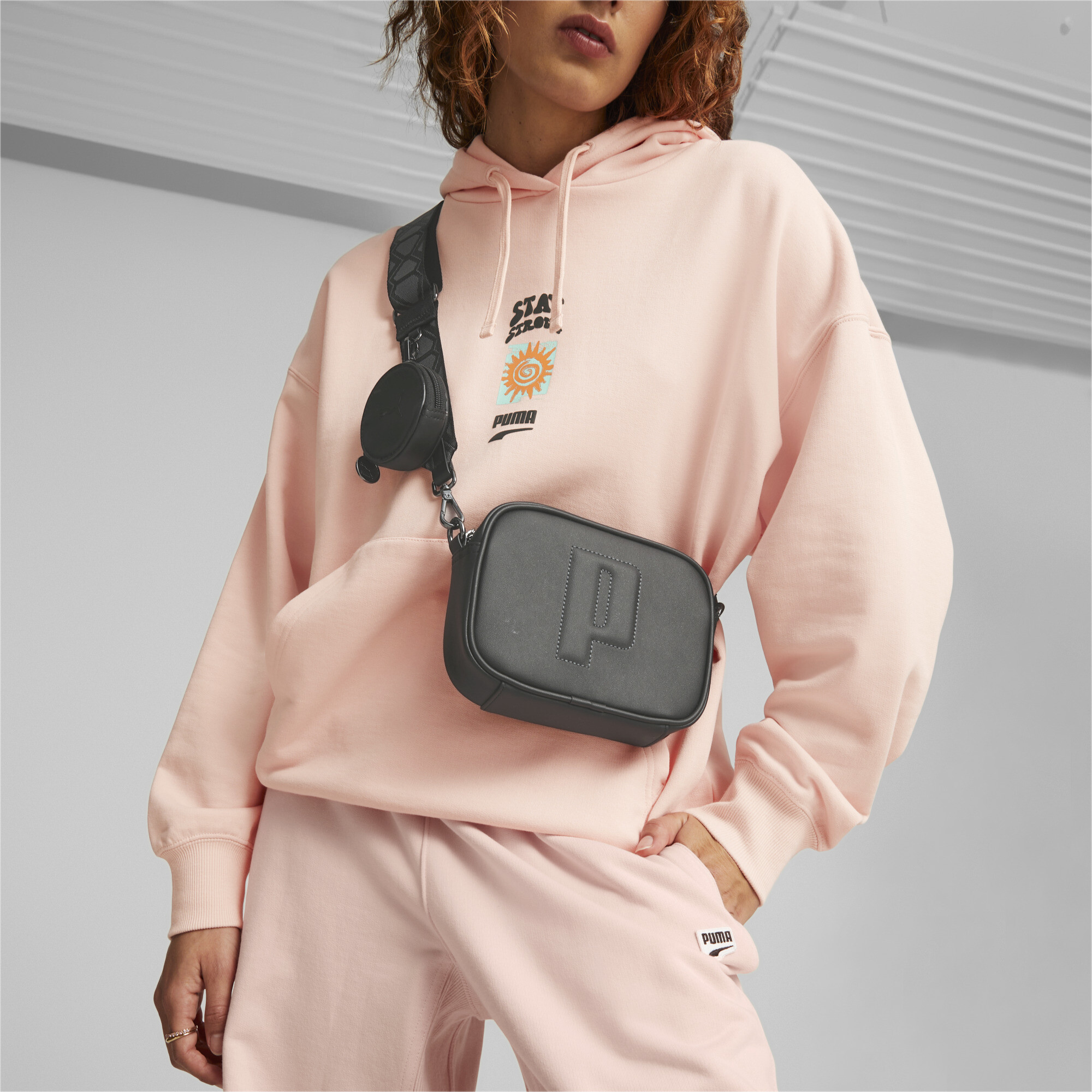 Women's Puma Sense Cross Body Bag, Black, Accessories