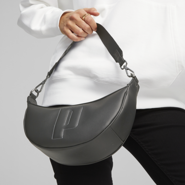 PUMA Sense Mini Hobo Bag, PUMA Black, large-ZAF
