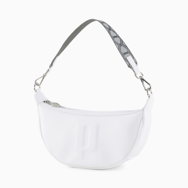PUMA Sense Mini Hobo Bag, PUMA White, large-ZAF