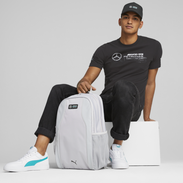 Mercedes-AMG Petronas Motorsport Backpack, Mercedes Team Silver, large-ZAF