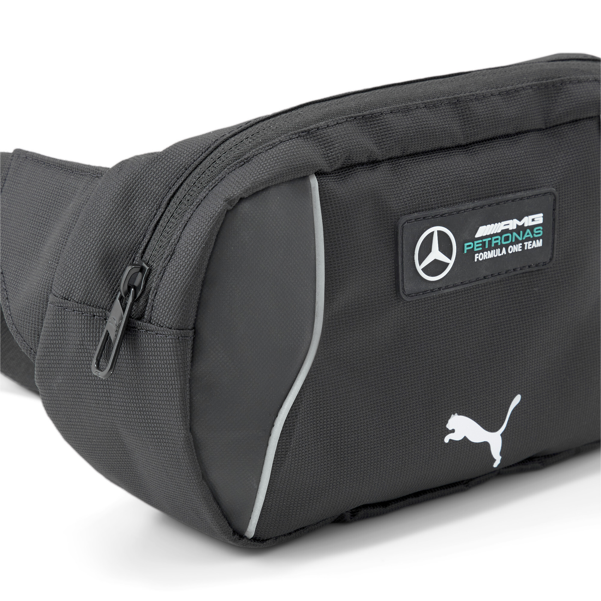 Men's PUMA Mercedes-AMG Petronas Motorsport Waist Bag In Black