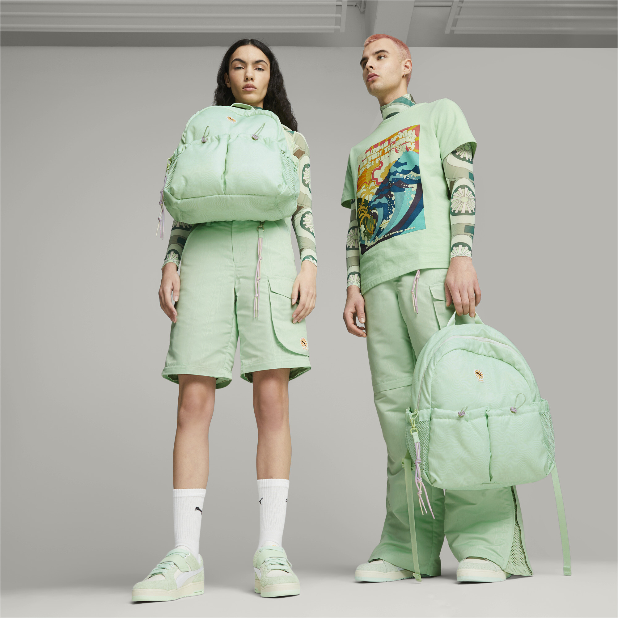 Men's PUMA X PALOMO Backpack In Green