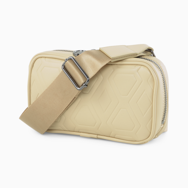 LUXE SPORT Boxy Waist Bag, Light Sand-AOP, large-ZAF