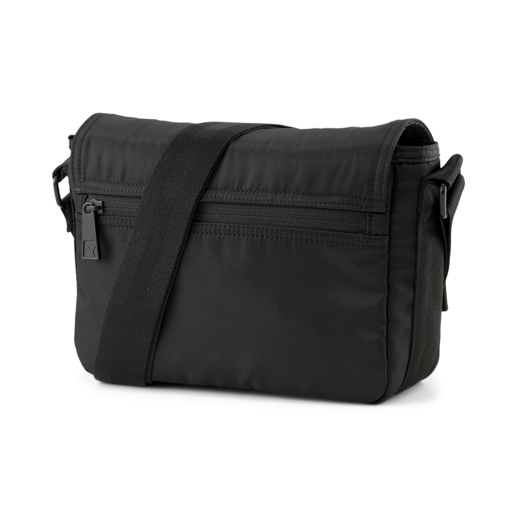 Men's Puma Classics LV8 Woven Messenger Bag, Black, Accessories