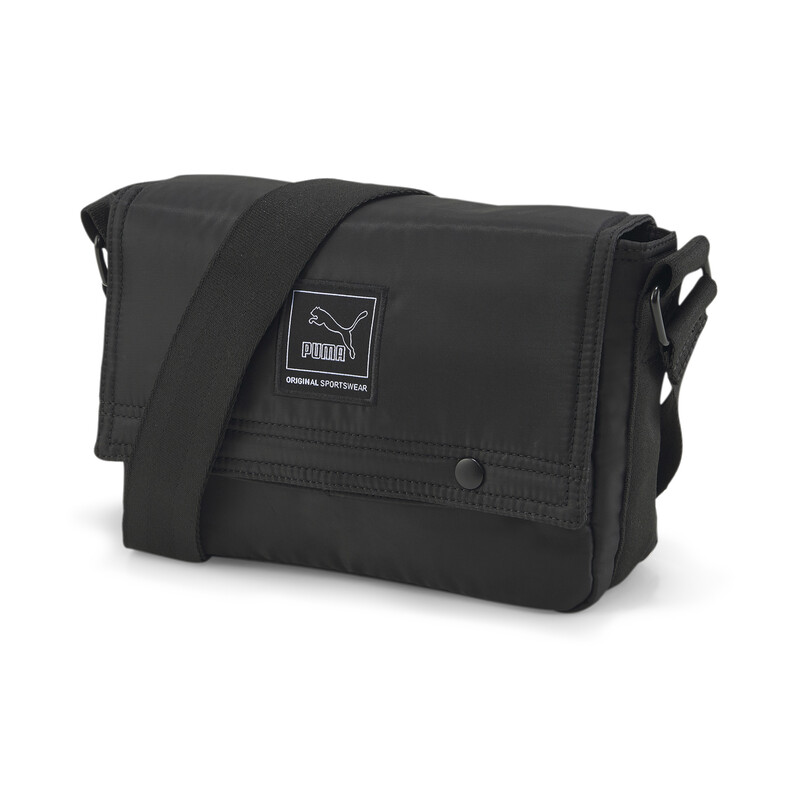 

PUMA Classics LV8 Woven Unisex Messenger Bag, Black