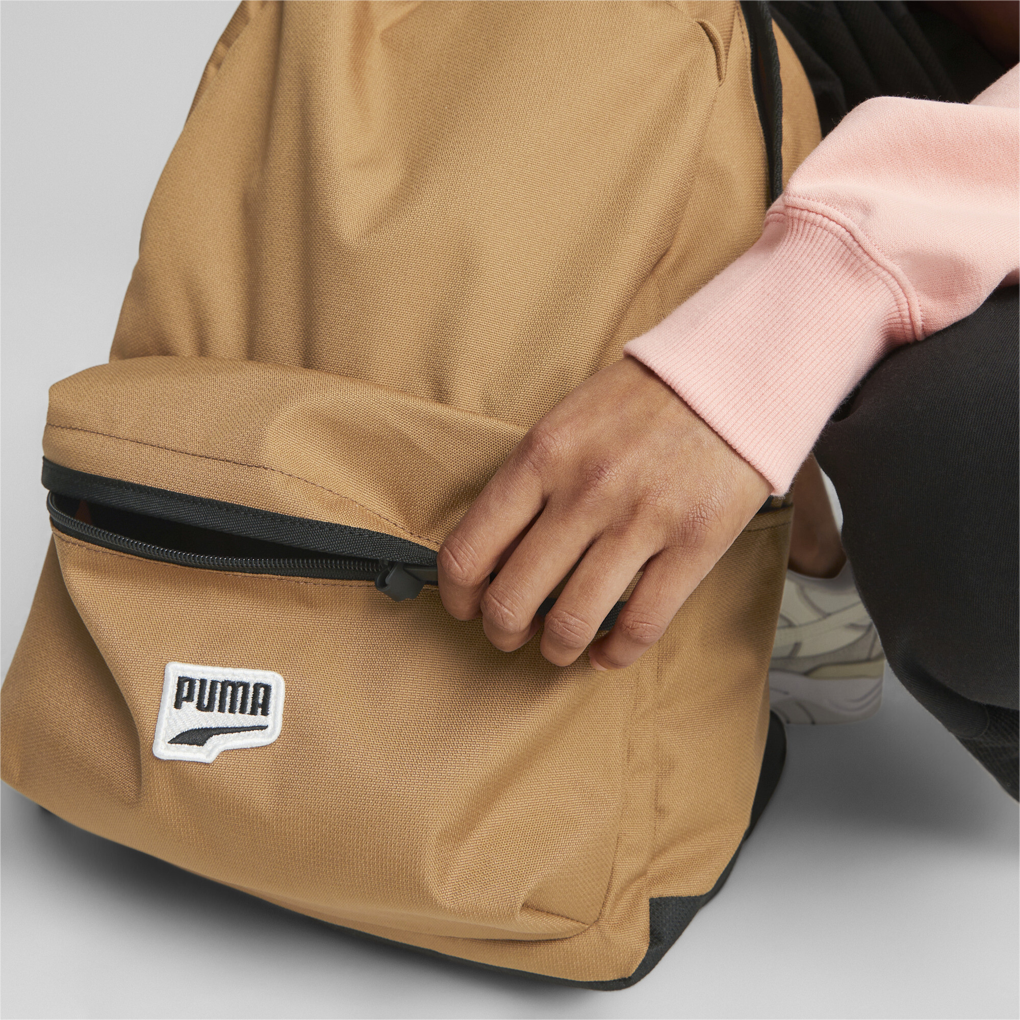 Men's PUMA Downtown Backpack In Beige