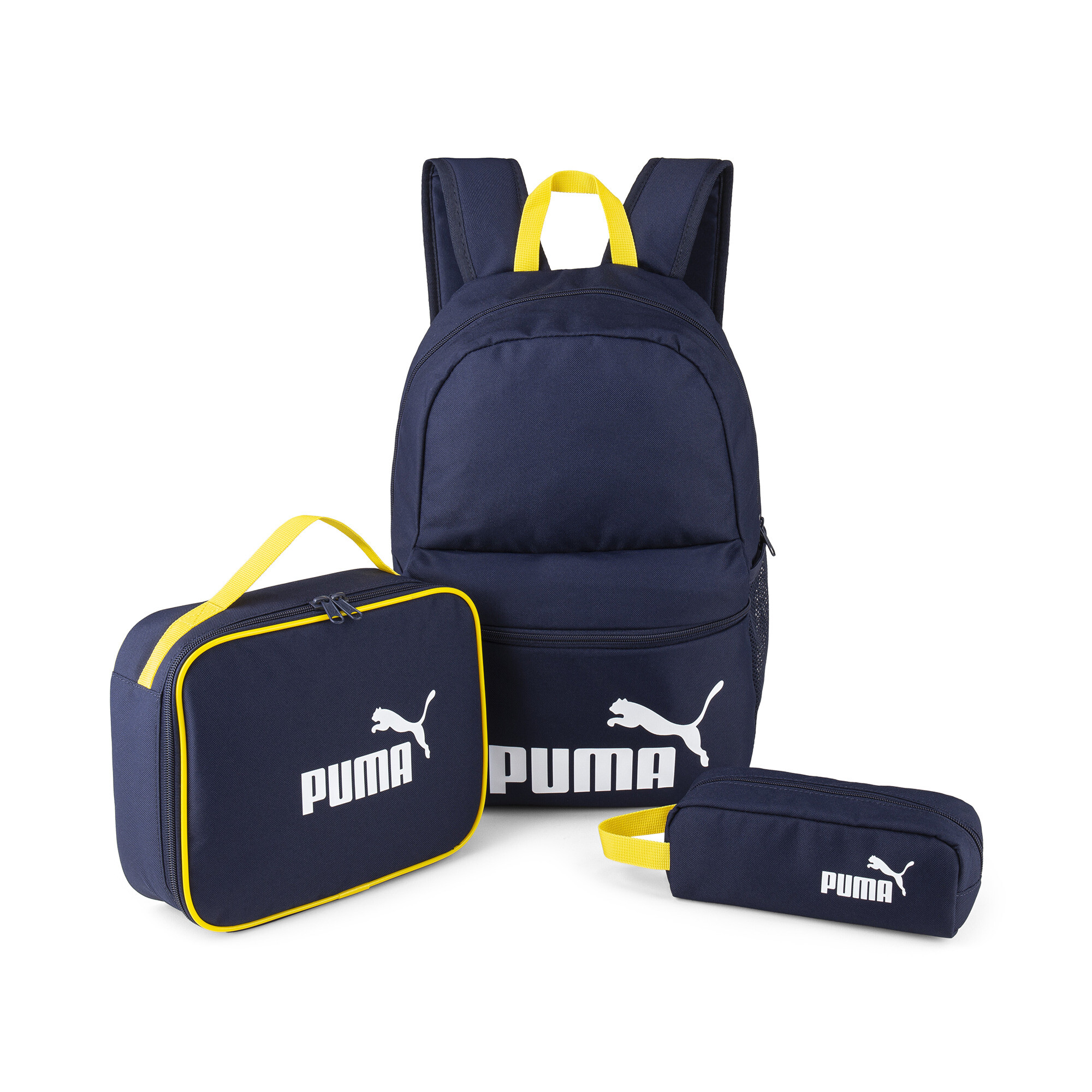 PUMA Kids Lunch Bag And Backpack Set In Blue