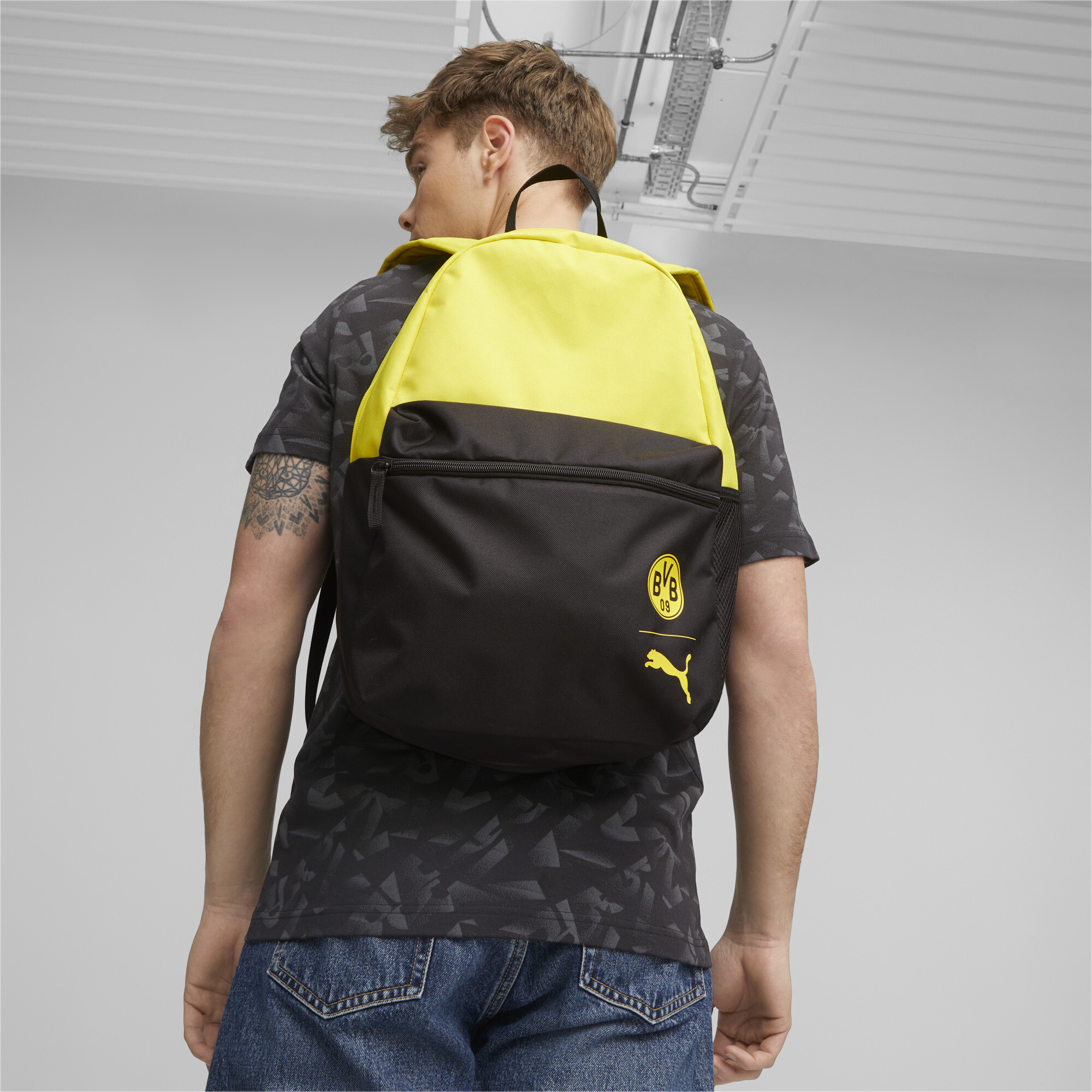 Puma Borussia Dortmund Fanware Backpack, Black, Accessories