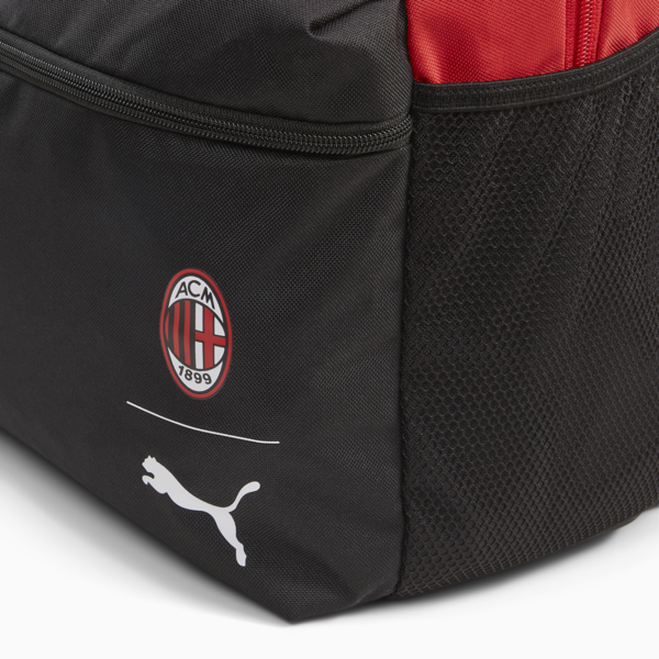 A.C. Milan Fanwear Backpack, PUMA Black-For All Time Red, large-ZAF