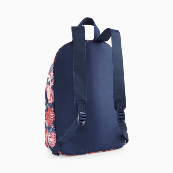 Core Pop Backpack, Persian Blue-floral AOP, large-ZAF