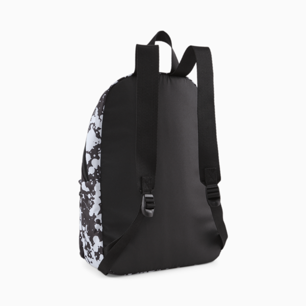 Core Pop Backpack, PUMA Black-street AOP, large-ZAF