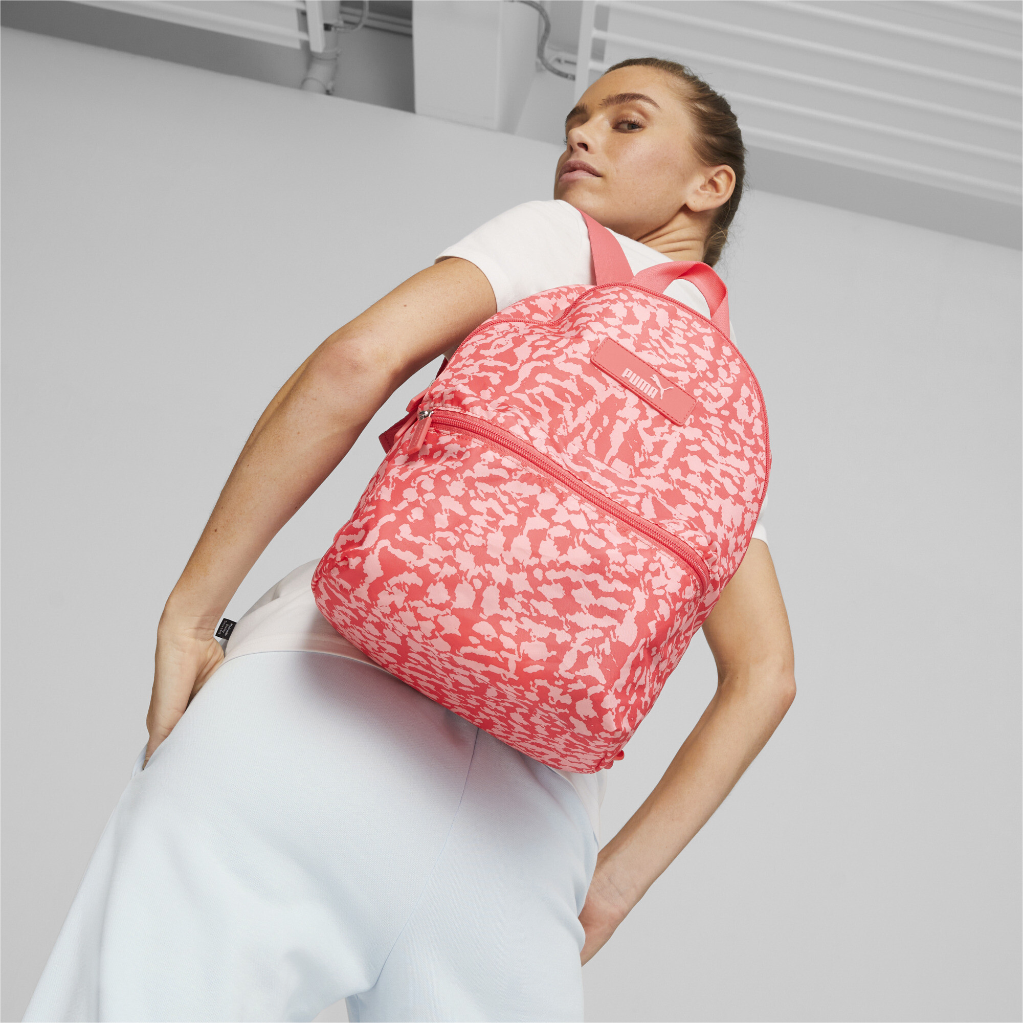 Women's Puma Core Pop Backpack, Pink, Accessories