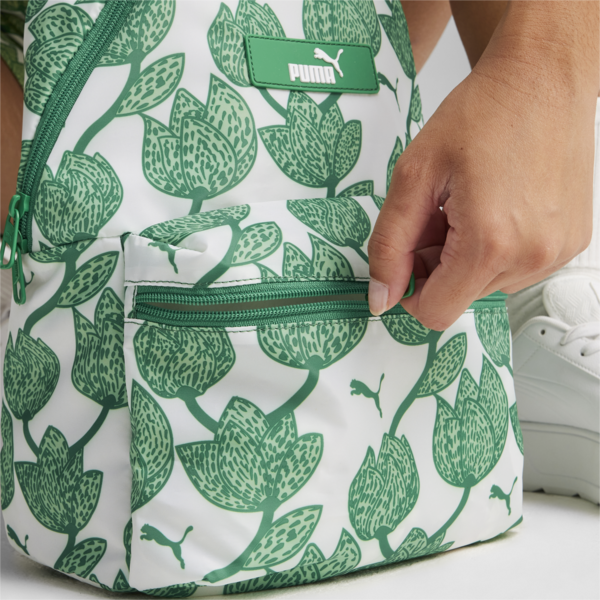 Core Pop Backpack, Archive Green-Blossom AOP, large-ZAF