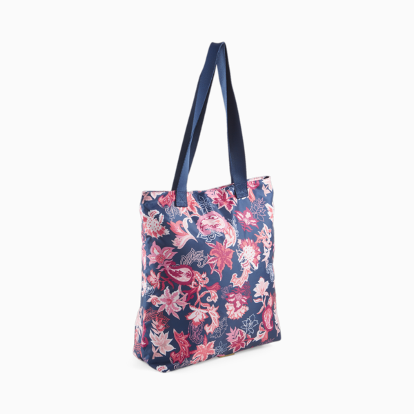 Core Pop Shopper, Persian Blue-floral AOP, large-ZAF