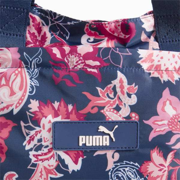 Core Pop Shopper, Persian Blue-floral AOP, large-ZAF