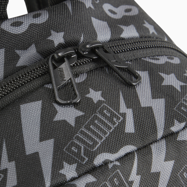 PUMA Phase Small Backpack, PUMA Black-Super Hero AOP, large-ZAF